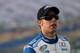 SPARTA, KY - JUNE 26: Brad Keselowski, driver of the #19 DrawTite Ford, is introduced prior to the NASCAR Camping World Series UNOH 225 at Kentucky Speedway on June 26, 2014 in Sparta, Kentucky. (Photo by Sean Gardner/Getty Images)