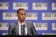 NEW YORK - JUNE 26: Shabazz Napier addresses the media after being selected 24th overall by the Charlotte Hornets during the 2014 NBA Draft on June 26, 2014 at the Barclays Center in Brooklyn, New York. NOTE TO USER: User expressly acknowledges and agrees