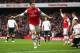 LONDON, ENGLAND - NOVEMBER 10: Olivier Giroud of Arsenal celebrates his goal during the Barclays Premier League match between Arsenal and Fulham at Emirates Stadium on November 10, 2012 in London, England. (Photo by Clive Rose/Getty Images,)