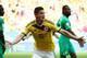 BRASILIA, BRAZIL - JUNE 19: James Rodriguez of Colombia celebrates after scoring his team's first goal during the 2014 FIFA World Cup Brazil Group C match between Colombia and Cote D'Ivoire at Estadio Nacional on June 19, 2014 in Brasilia, Brazil. (Photo