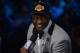 BROOKLYN, NY - JUNE 26: Julius Randle talks with the media after being selected number seven overall by the Los Angeles Lakers during the 2014 NBA Draft on June 26, 2014 at Barclays Center in Brooklyn, New York. NOTE TO USER: User expressly acknowledges a