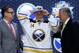 PHILADELPHIA, PA - JUNE 27: Sam Reinhart is selected second overall by the Buffalo Sabres in the first round of the 2014 NHL Draft at the Wells Fargo Center on June 27, 2014 in Philadelphia, Pennsylvania. (Photo by Bruce Bennett/Getty Images)
