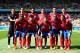 BELO HORIZONTE, BRAZIL - JUNE 24: Costa Rica pose for a team photo prior to the 2014 FIFA World Cup Brazil Group D match between Costa Rica and England at Estadio Mineirao on June 24, 2014 in Belo Horizonte, Brazil. (Photo by Ian Walton/Getty Images)
