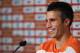 RIO DE JANEIRO, BRAZIL - JUNE 20: Robin van Persie speaks to the media during the Netherlands Press Conference at the 2014 FIFA World Cup Brazil held at the Estadio Jose Bastos Padilha Gavea on June 20, 2014 in Rio de Janeiro, Brazil. (Photo by Dean Mou