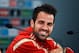 CURITIBA, BRAZIL - JUNE 15: Cesc Fabregas of Spain faces the media during a Spain press conference at Centro de Entrenamiento do Caju on June 15, 2014 in Curitiba, Brazil. (Photo by David Ramos/Getty Images)