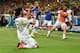 FORTALEZA, BRAZIL - JUNE 24: Giorgos Samaras of Greece celebrates scoring his team's second goal on a penalty kick during the 2014 FIFA World Cup Brazil Group C match between Greece and the Ivory Coast at Castelao on June 24, 2014 in Fortaleza, Brazil.