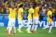 BELO HORIZONTE, BRAZIL - JUNE 28: Neymar of Brazil celebrates during a penalty shootout during the 2014 FIFA World Cup Brazil round of 16 match between Brazil and Chile at Estadio Mineirao on June 28, 2014 in Belo Horizonte, Brazil. (Photo by Paul Gilha