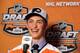 PHILADELPHIA, PA - JUNE 27: Travis Sanheim is interviewed after being selected seventheenth by the Philadelphia Flyers in the first round of the 2014 NHL Draft at the Wells Fargo Center on June 27, 2014 in Philadelphia, Pennsylvania. (Photo by Mitchell
