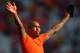 De Jong celebrates victory with Holland