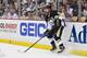 PITTSBURGH, PA - MAY 13: Matt Niskanen #2 of the Pittsburgh Penguins skates with the puck against the New York Rangers in Game Seven of the Second Round of the 2014 NHL Stanley Cup Playoffs on May 13, 2014 at CONSOL Energy Center in Pittsburgh, Pennsylva