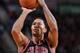 PORTLAND, OR - NOVEMBER 22: Derrick Rose #1 of the Chicago Bulls shoots the ball during the game against the Portland Trail Blazers on November 22, 2013 at the Moda Center Arena in Portland, Oregon. NOTE TO USER: User expressly acknowledges and agrees th