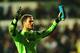 SWANSEA, WALES - NOVEMBER 10: Asmir Begovic of Stoke City celebrates his sides equaliser during the Barclays Premier League match between Swansea City and Stoke City at Liberty Stadium on November 10, 2013 in Swansea, Wales. (Photo by Clive Rose/Getty I