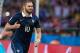 PORTO ALEGRE, BRAZIL - JUNE 15: Karim Benzema of France celebrates after scoring his team's third goal during the 2014 FIFA World Cup Brazil Group E match between France and Honduras at Estadio Beira-Rio on June 15, 2014 in Porto Alegre, Brazil. (Photo by