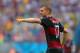 RECIFE, BRAZIL - JUNE 26: Per Mertesacker of Germany gestures during the 2014 FIFA World Cup Brazil group G match between the United States and Germany at Arena Pernambuco on June 26, 2014 in Recife, Brazil. (Photo by Martin Rose/Getty Images)