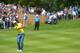 COLOGNE, GERMANY - June 29 : Rafa Cabrera-Bello of Spain plays a chip shot to the 18th green during a play off match between Henrik Stenson of Sweden, Gregory Harvet of France and Fabrizio Zanotti of Paraguay during the fourth round of the BMW Internation