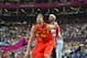 LONDON, ENGLAND - AUGUST 12: Pau Gasol #4 of Spain looks to rebound against Carmelo Anthony #15 of the US Men's Senior Nation Team during their Men's Gold Medal Basketball Game on Day 16 of the London 2012 Olympic Games at the North Greenwich Arena on Aug