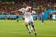RECIFE, BRAZIL - JUNE 29: Bryan Ruiz of Costa Rica celebrates scoring his team's first goal during the 2014 FIFA World Cup Brazil Round of 16 match between Costa Rica and Greece at Arena Pernambuco on June 29, 2014 in Recife, Brazil. (Photo by Ian Walto