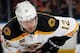 UNIONDALE, NY - JANUARY 27: Jarome Iginla #12 of the Boston Bruins waits for a face off in an NHL hockey game against the New York Islanders at Nassau Veterans Memorial Coliseum on January 27, 2014 in Uniondale, New York. (Photo by Paul Bereswill/Getty
