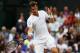 LONDON, ENGLAND - JUNE 30: Andy Murray of Great Britain his a forehand return during his Gentlemen's Singles fourth round match against Kevin Anderson of South Africa on day seven of the Wimbledon Lawn Tennis Championships at the All England Lawn Tennis