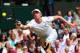 LONDON, ENGLAND - JUNE 30: Kevin Anderson of South Africa during his Gentlemen's Singles fourth round match against Andy Murray of Great Britain on day seven of the Wimbledon Lawn Tennis Championships at the All England Lawn Tennis and Croquet Club on Jun