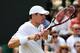 LONDON, ENGLAND - JUNE 30: John Isner of the United States during his Gentlemen's Singles third round match against Feliciano Lopez of Spain on day seven of the Wimbledon Lawn Tennis Championships at the All England Lawn Tennis and Croquet Club on June 3