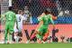 PORTO ALEGRE, BRAZIL - JUNE 30: Andre Schuerrle of Germany scores his team's first goal past goalkeeper Rais M'Bolhi of Algeria in extra time during the 2014 FIFA World Cup Brazil Round of 16 match between Germany and Algeria at Estadio Beira-Rio on June