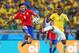 Luiz Gustavo will miss Brazil's quarter-final clash with Colombia.