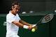 LONDON, ENGLAND - JULY 01: Roger Federer of Switzerland during his Gentlemen's Singles fourth round match against Tommy Robredo of Spain on day eight of the Wimbledon Lawn Tennis Championships at the All England Lawn Tennis and Croquet Club on July 1, 20