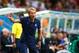 Jul 1, 2014; Salvador, BRAZIL; United States manager Jurgen Klinsmann reacts during overtime against Belgium during the round of sixteen match in the 2014 World Cup at Arena Fonte Nova. Belgium defeated USA 2-1 in overtime. Mandatory Credit: Mark J. Rebil