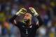 SALVADOR, BRAZIL - JULY 01: Goalkeeper Tim Howard of the United States looks on during the 2014 FIFA World Cup Brazil Round of 16 match between Belgium and the United States at Arena Fonte Nova on July 1, 2014 in Salvador, Brazil. (Photo by Jamie McDona