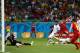SALVADOR, BRAZIL - JULY 01: Kevin De Bruyne of Belgium shoots and scores his team's first goal past Tim Howard of the United States in extra time during the 2014 FIFA World Cup Brazil Round of 16 match between Belgium and the United States at Arena Fonte