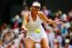 LONDON, ENGLAND - JULY 01: Maria Sharapova of Russia during her Ladies' Singles fourth round match against Angelique Kerber of Germany on day eight of the Wimbledon Lawn Tennis Championships at the All England Lawn Tennis and Croquet Club on July 1, 2014