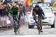 GHENT, BELGIUM - MARCH 01: Edvald Boasson Hagen (R) of Norway and Team Sky takes third place ahead of Sep Vanmarcke (L) of Belkin Pro Cycling Team during the Omloop Het Nieuwsblad on March 1, 2014 in Ghent, Belgium. (Photo by Michael Steele - Velo/Getty