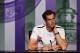 LONDON, ENGLAND - JULY 02: Andy Murray of Great Britain speaks during a press conference after losing his Gentlemen's Singles quarter-final match against Grigor Dimitrov of Bulgaria on day nine of the Wimbledon Lawn Tennis Championships at the All Englan