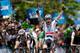 THOUSAND OAKS, CA - MAY 18: Mark Cavendish of Great Britain riding for the Omega Pharma-Quickstep Cycling Team celebrates after he beat John Degenkolb of Germany riding for Team Giant-Shimano to win stage eight of the 2014 Amgen Tour of California on May