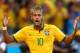 BELO HORIZONTE, BRAZIL - JUNE 28: Neymar of Brazil celebrates after defeating Chile in a penalty shootout during the 2014 FIFA World Cup Brazil round of 16 match between Brazil and Chile at Estadio Mineirao on June 28, 2014 in Belo Horizonte, Brazil. (P