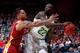 DAYTON, OH - MARCH 22: Jerian Grant #22 of the Notre Dame Fighting Irish handles the ball against Chris Babb #2 of the Iowa State Cyclones in the first half during the second round of the 2013 NCAA Men's Basketball Tournament at UD Arena on March 22, 2013