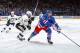 NEW YORK, NY - MAY 05: Ryan McDonagh #27 of the New York Rangers skates against Lee Stempniak #22 of the Pittsburgh Penguins in Game Three of the Second Round of the 2014 Stanley Cup Playoffs at Madison Square Garden on May 05, 2014 in New York City. (Ph