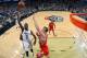 NEW ORLEANS, LA - APRIL 16: Anthony Morrow #3 of the New Orleans Pelicans goes up for a shot against the Houston Rockets during an NBA game on April 16, 2014 at the Smoothie King Center in New Orleans, Louisiana. NOTE TO USER: User expressly acknowledges