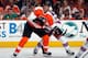 PHILADELPHIA, PA - APRIL 25: Vincent Lecavalier #40 of the Philadelphia Flyers skates against the New York Rangers in Game Four of the First Round of the 2014 NHL Stanley Cup Playoffs at the Wells Fargo Center on April 25, 2014 in Philadelphia, Pennsylvan