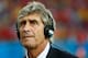 CUIABA, BRAZIL - JUNE 13: Manchester City manager Manuel Pellegrini looks on before the 2014 FIFA World Cup Brazil Group B match between Chile and Australia at Arena Pantanal on June 13, 2014 in Cuiaba, Brazil. (Photo by Phil Walter/Getty Images)