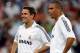 MADRID, SPAIN - AUGUST 23: Michael Owen (L) and Ronaldo smile during a Santiago Bernabeu Trophy friendly soccer match between Real Madrid and a U.S. Major League Soccer all-star selection at the Bernabeu on August 23, 2005 in Madrid, Spain. (Photo by De