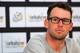 LEEDS, ENGLAND - JULY 03: Mark Cavendish of Great Britain riding for the Omega Pharma/Quick-Step Cycling Team attends a press conference prior to the 2014 le Tour de France on July 3, 2014 in Leeds, United Kingdom. (Photo by Doug Pensinger/Getty Images)