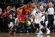 DALLAS, TX - FEBRUARY 3: Luol Deng #9 of the Cleveland Cavaliers drives against Monta Ellis #11 of the Dallas Mavericks on February 3, 2014 at the American Airlines Center in Dallas, Texas. NOTE TO USER: User expressly acknowledges and agrees that, by dow