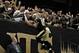 Oct 27, 2013; New Orleans, LA, USA; New Orleans Saints wide receiver Kenny Stills (84) celebrates with fans after a touchdown in the second quarter agains the Buffalo Bills at Mercedes-Benz Superdome. Mandatory Credit: Crystal LoGiudice-USA TODAY Sports