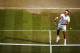LONDON, ENGLAND - JULY 04: Roger Federer of Switzerland during his Gentlemen's Singles semi-final match against Milos Raonic of Canada on day eleven of the Wimbledon Lawn Tennis Championships at the All England Lawn Tennis and Croquet Club on July 4, 201