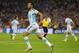RIO DE JANEIRO, BRAZIL - JUNE 15: Ezequiel Garay of Argentina celebrates his team's first goal during the 2014 FIFA World Cup Brazil Group F match between Argentina and Bosnia-Herzegovina at Maracana on June 15, 2014 in Rio de Janeiro, Brazil. (Photo by