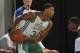 ORLANDO, FL - JULY 5: Marcus Smart #36 of the Boston Celtics handles the ball against the Miami Heat on July 5, 2014 at Amway Center in Orlando, Florida. NOTE TO USER: User expressly acknowledges and agrees that, by downloading and or using this photograp
