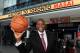 TORONTO, CANADA - June 5: New Raptors GM Masai Ujiri Press Conference on June 5, 2013 at the Air Canada Centre in Toronto, Ontario, Canada. NOTE TO USER: User expressly acknowledges and agrees that, by downloading and or using this Photograph, user is c