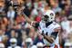 Nov 9, 2013; Knoxville, TN, USA; Auburn Tigers quarterback Nick Marshall (14) passes the ball against the Tennessee Volunteers during the first half at Neyland Stadium. Mandatory Credit: Randy Sartin-USA TODAY Sports